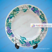 sublimation plate flower plate 8 inch